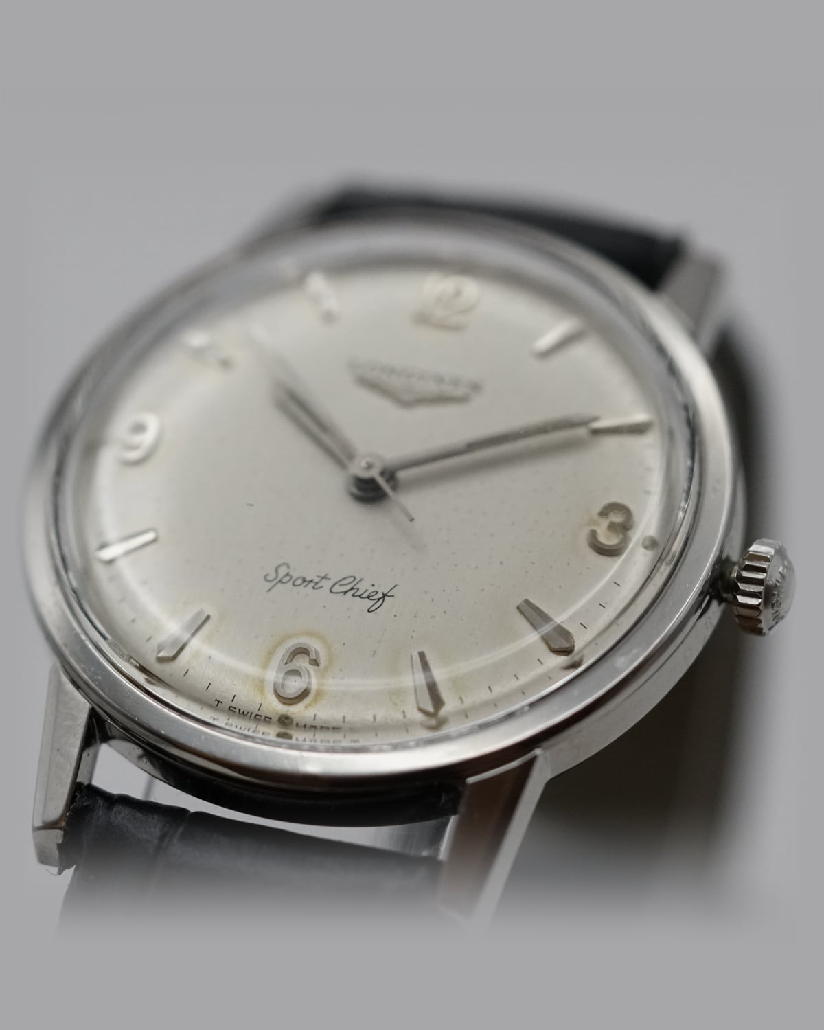 Longines Sport Chief, 1960s: detail