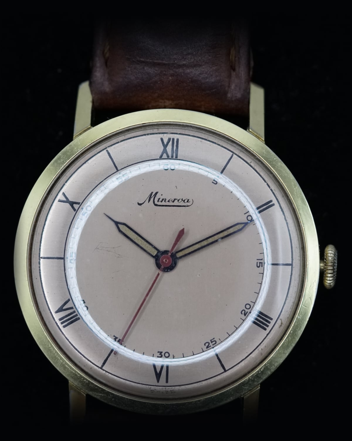 Minerva Sector Dial, 1940s: front