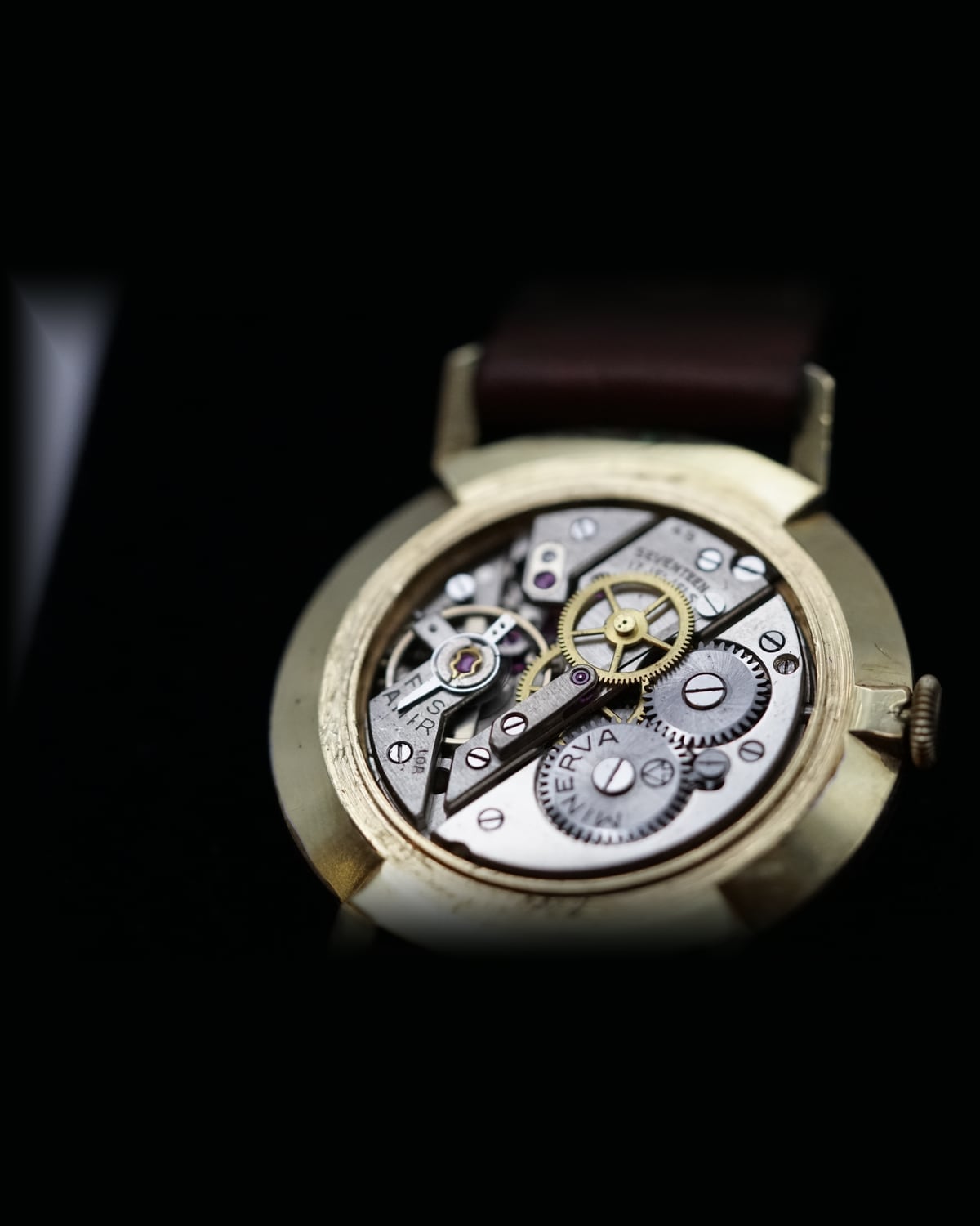Minerva Sector Dial, 1940s: detail