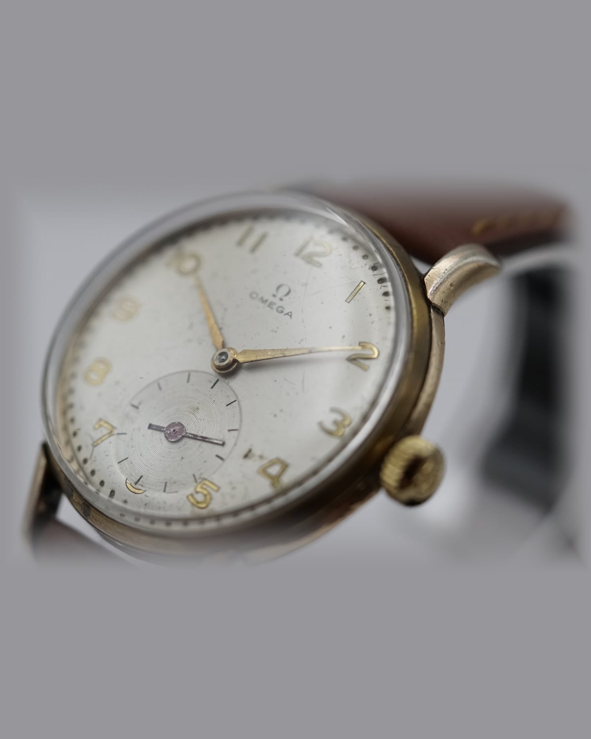 Omega Jumbo BK 2809, 1940s: detail