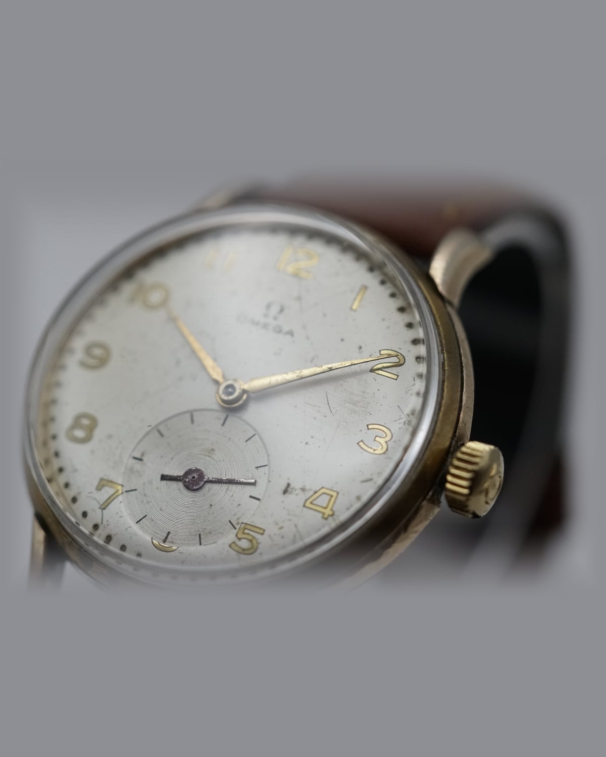 Omega Jumbo BK 2809, 1940s: detail