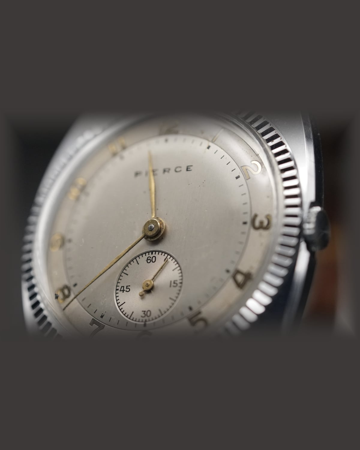 Pierce Dress Watch, 1940s: detail
