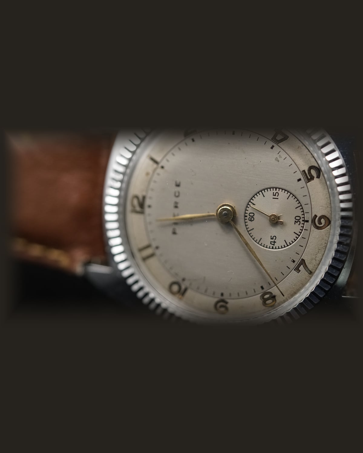 Pierce Dress Watch, 1940s: detail
