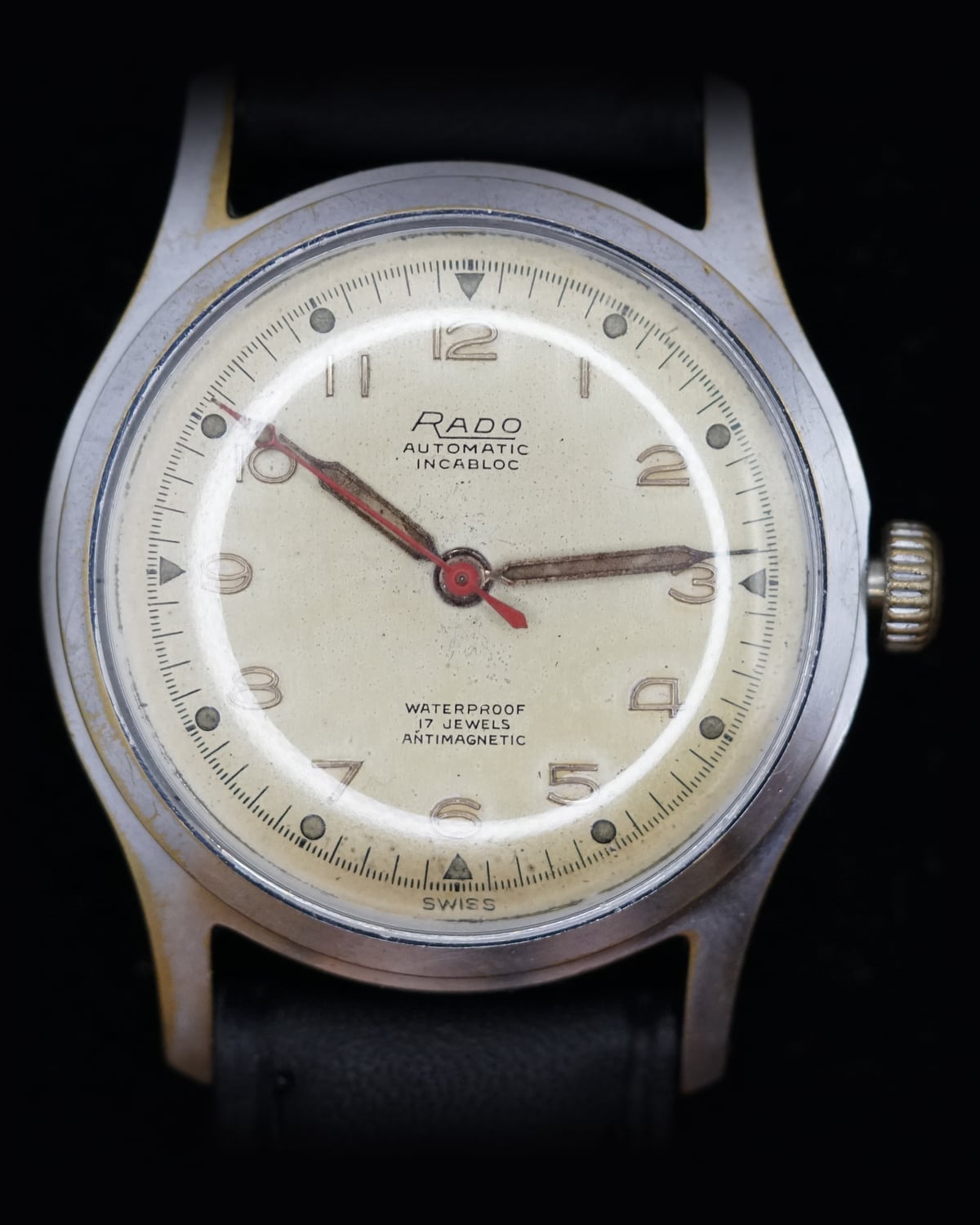 Rado Automatic, 1950s: front