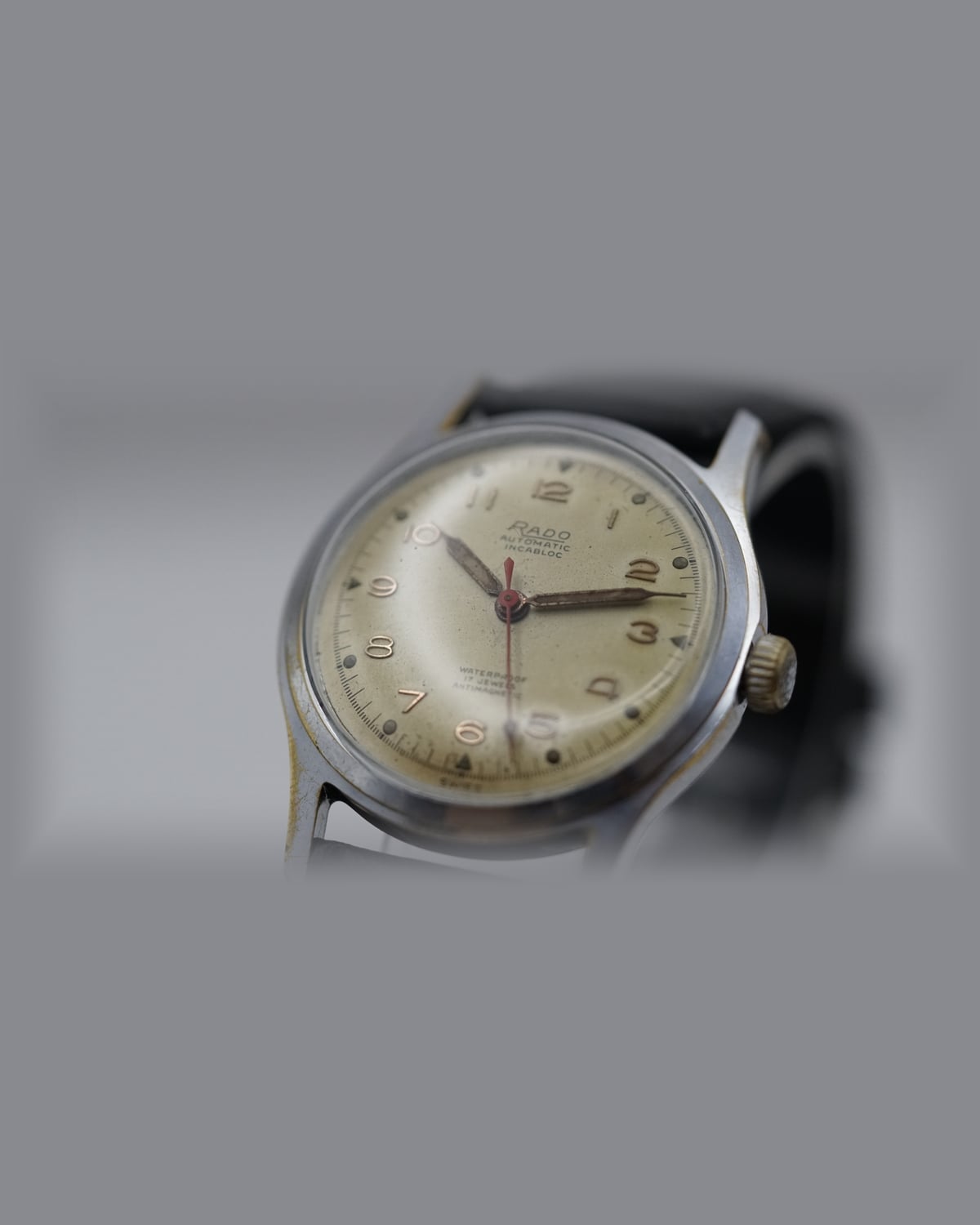 Rado Automatic, 1950s: detail