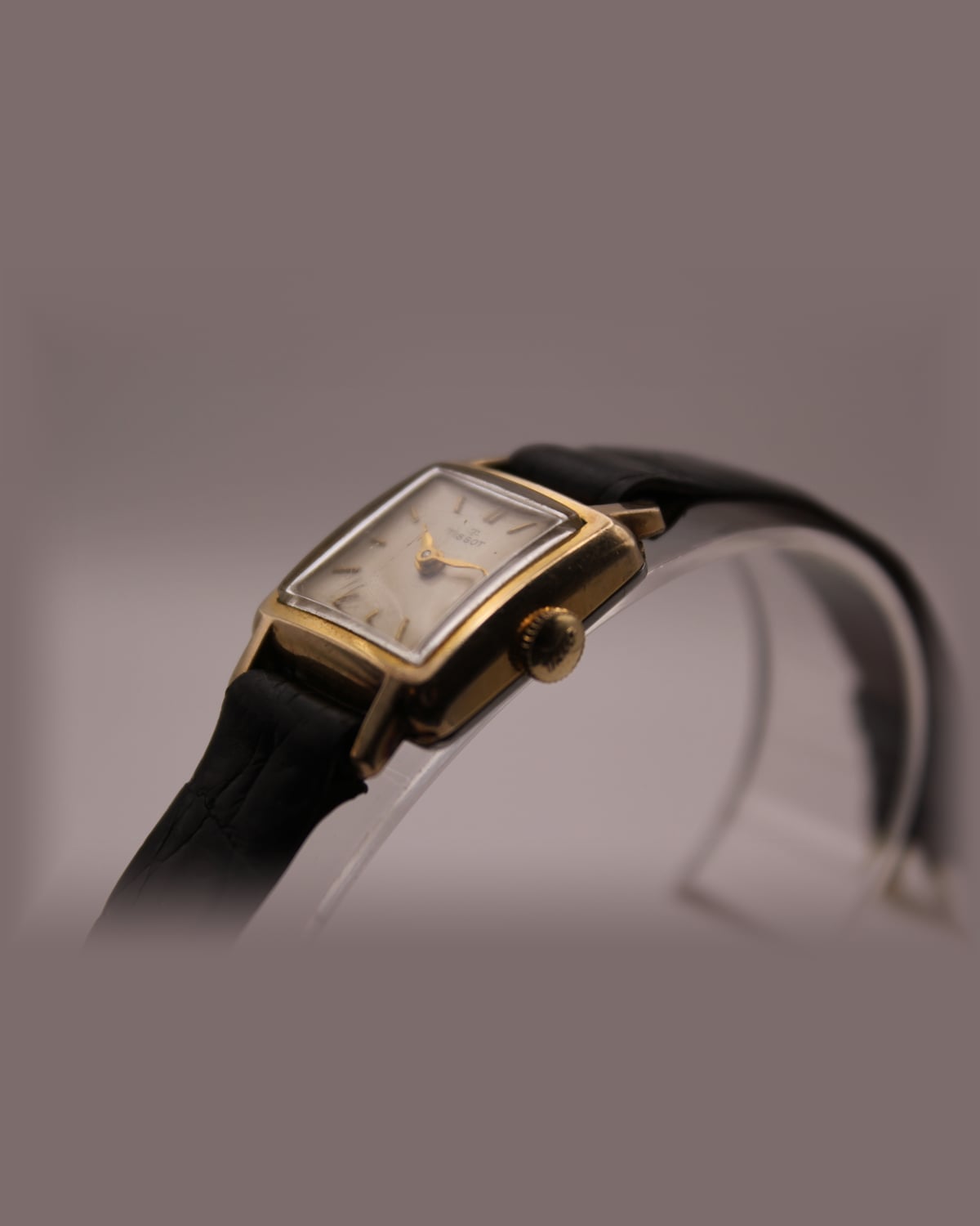 Tissot Square Dress Watch, 1950s: detail