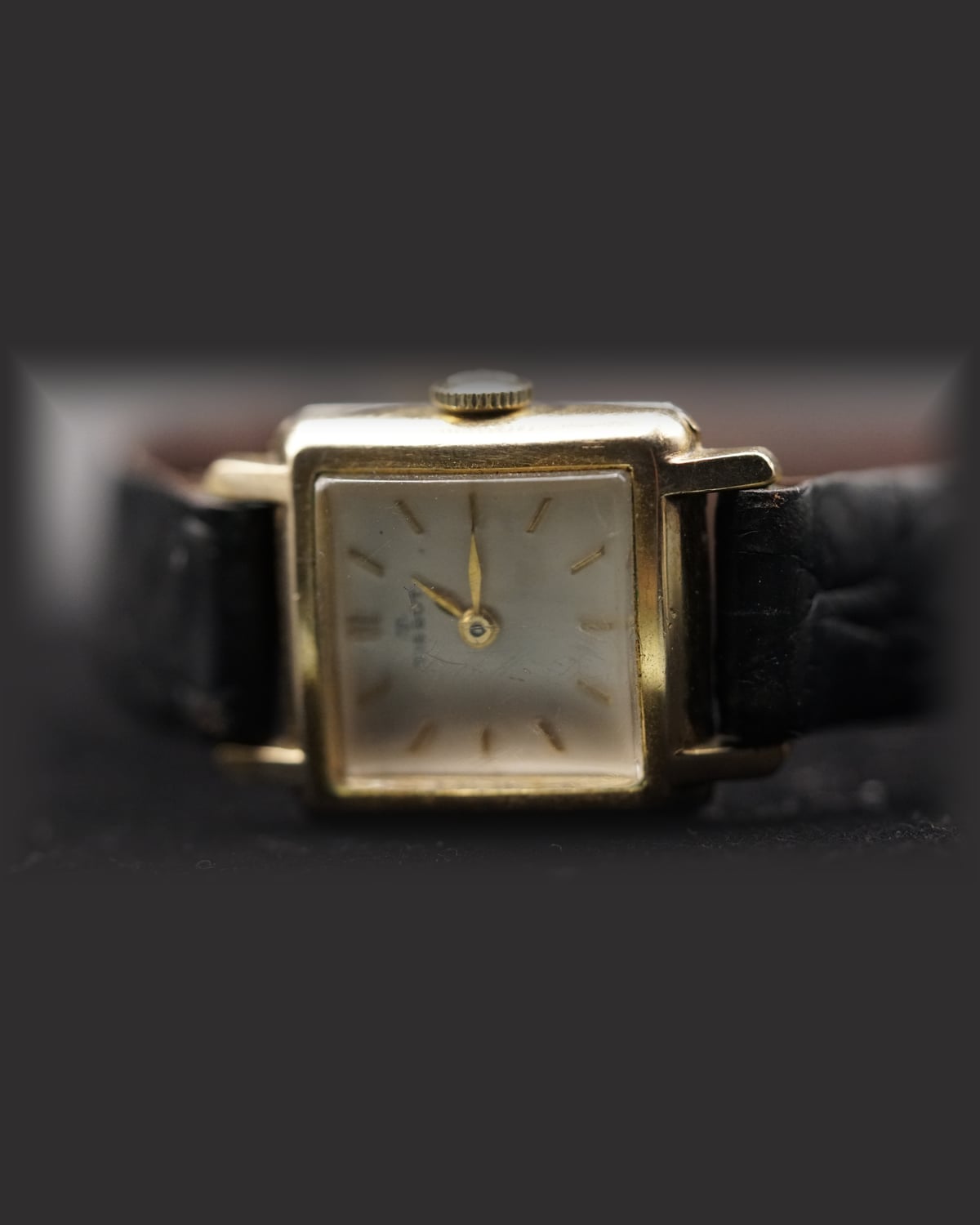 Tissot Square Dress Watch, 1950s: detail