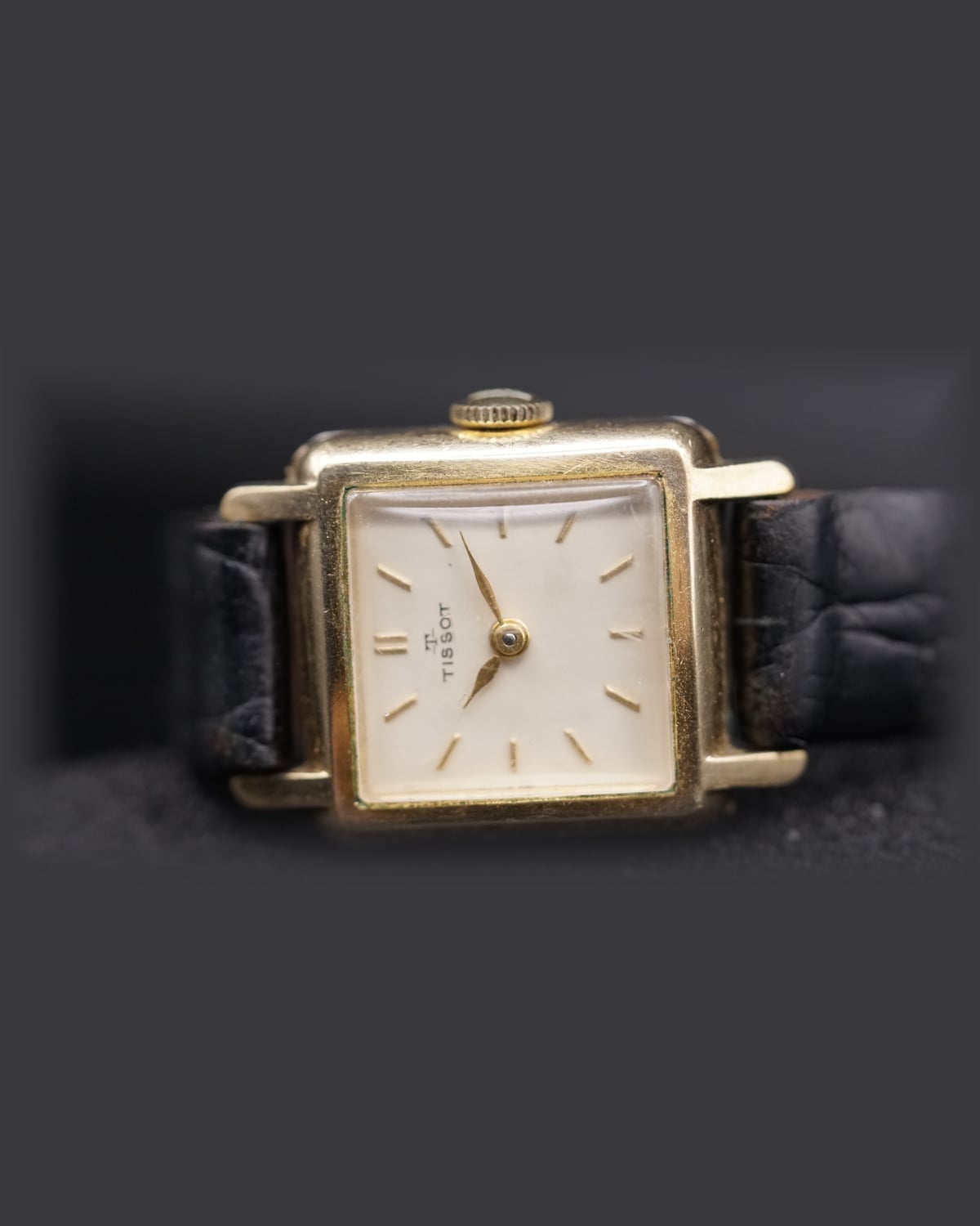 Tissot Square Dress Watch, 1950s: detail