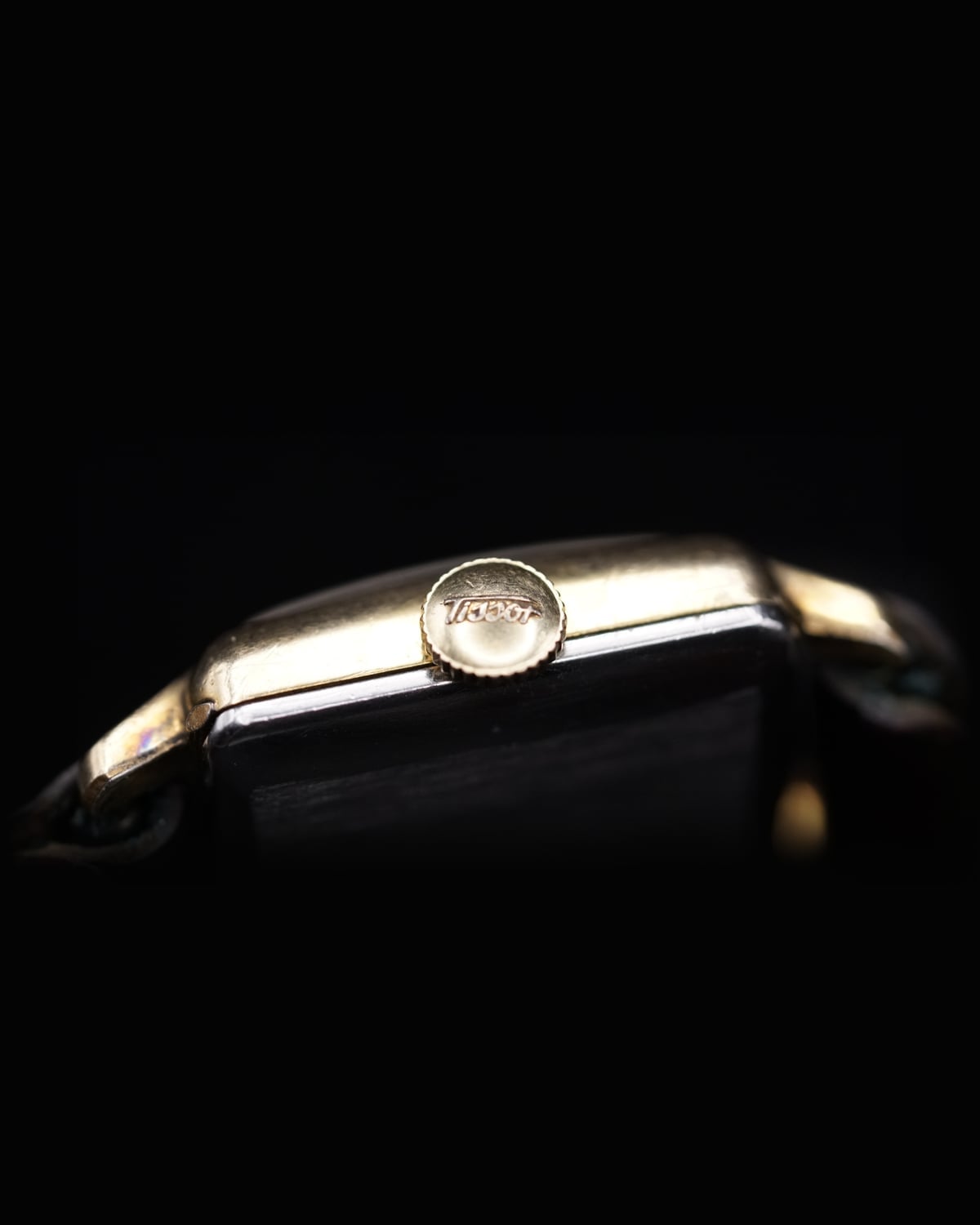 Tissot Square Dress Watch, 1950s: detail