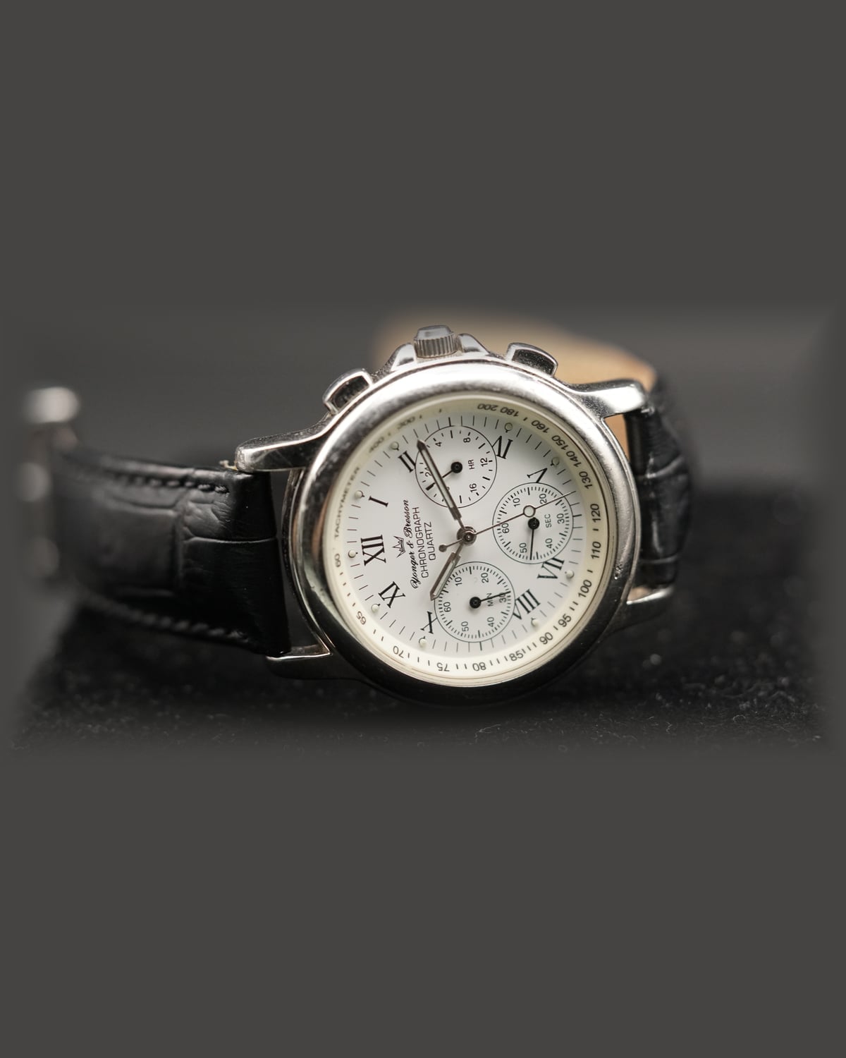 Yonger & Bresson Chronograph, 1990s: detail