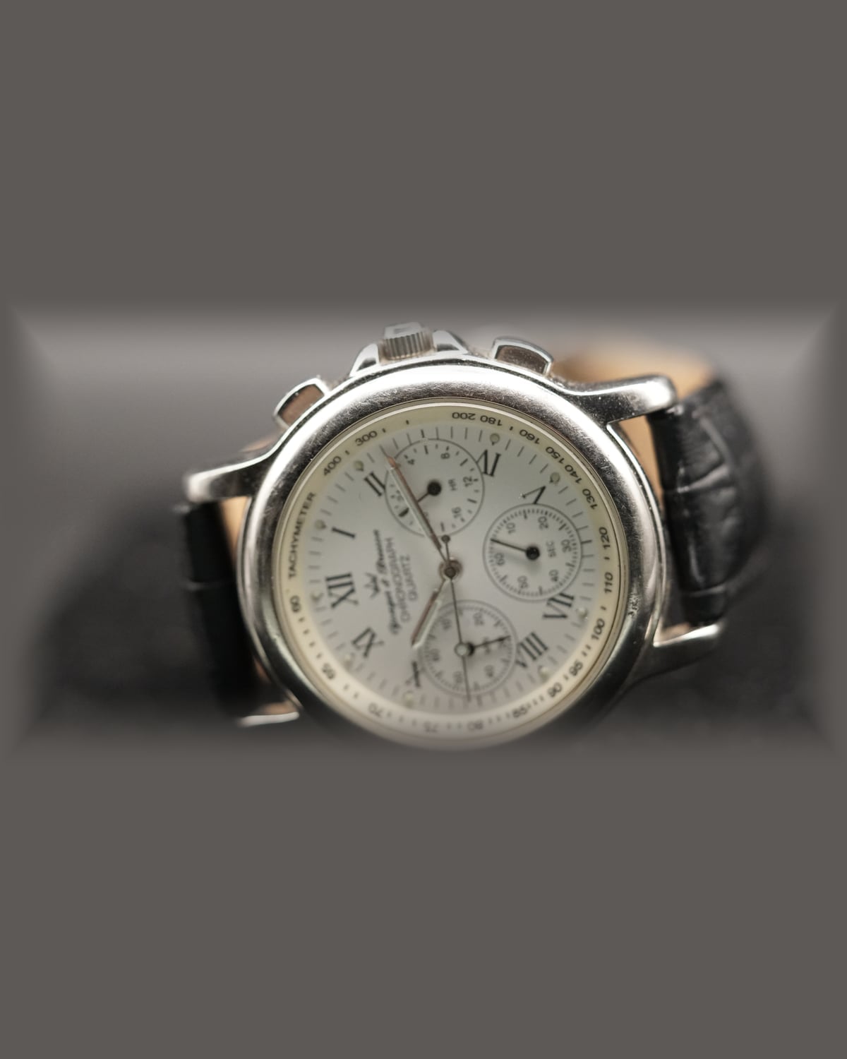 Yonger & Bresson Chronograph, 1990s: detail