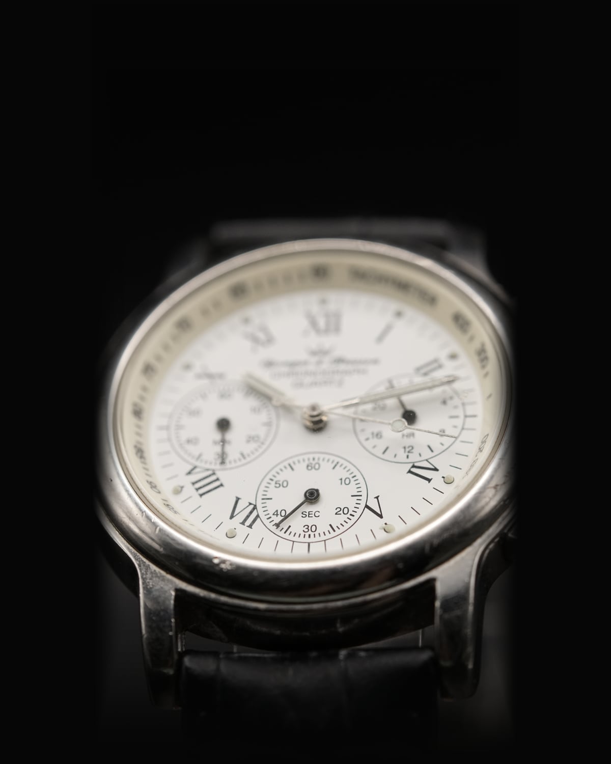 Yonger & Bresson Chronograph, 1990s: detail